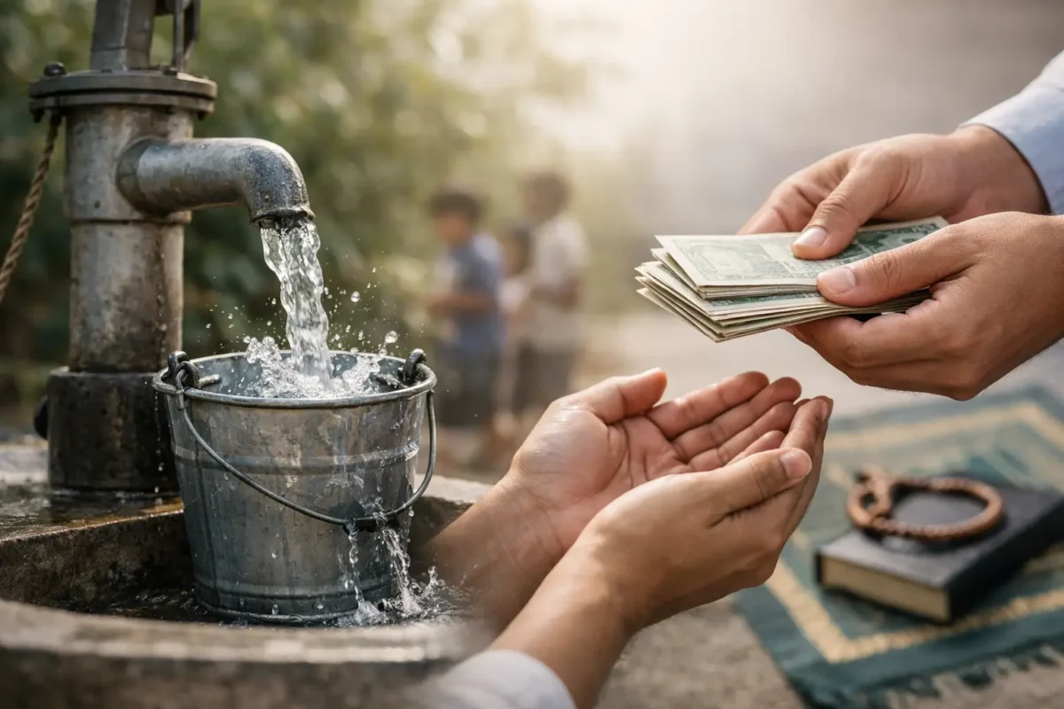 Su Kuyusu Bağışı mı Sadaka mı? Hükmü Nedir?